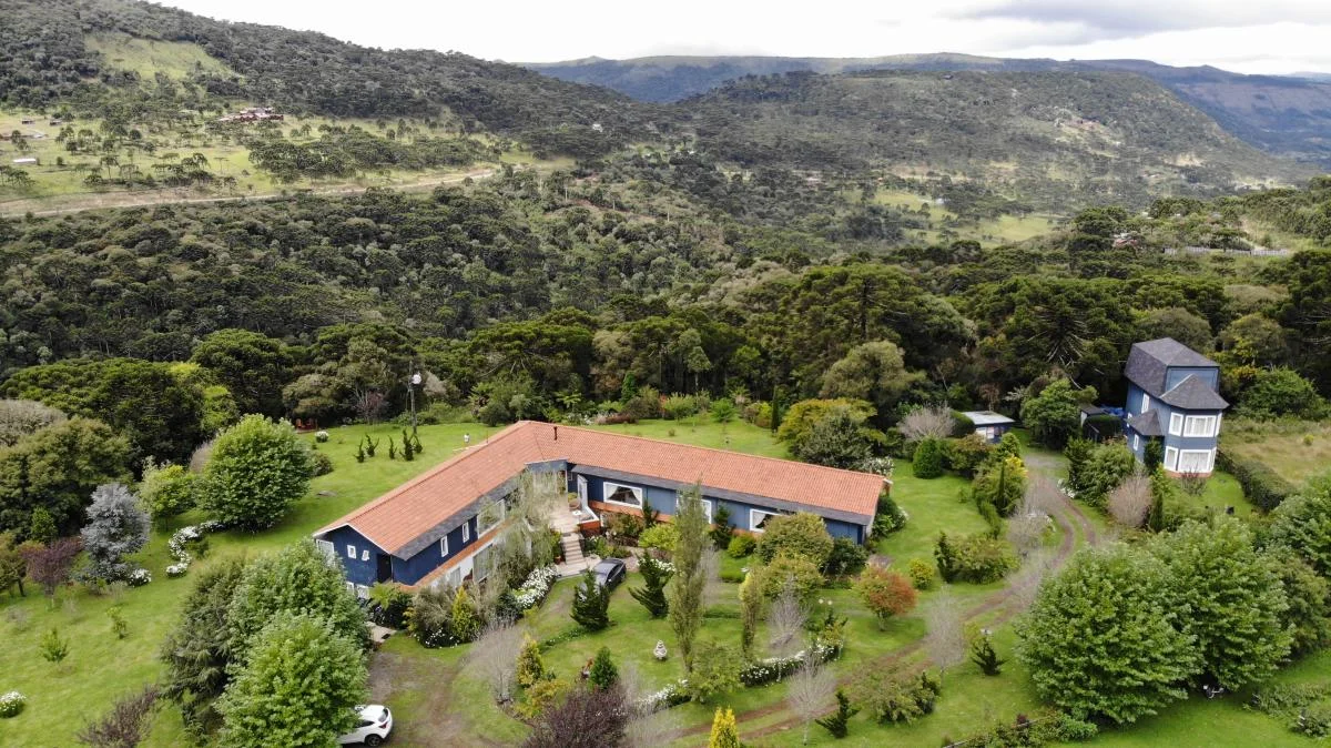 Área externa da Pousada Cantos e Encantos