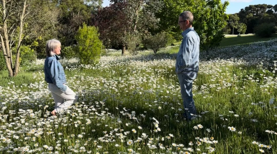 Jardim da Pousada Cantos e Encantos.