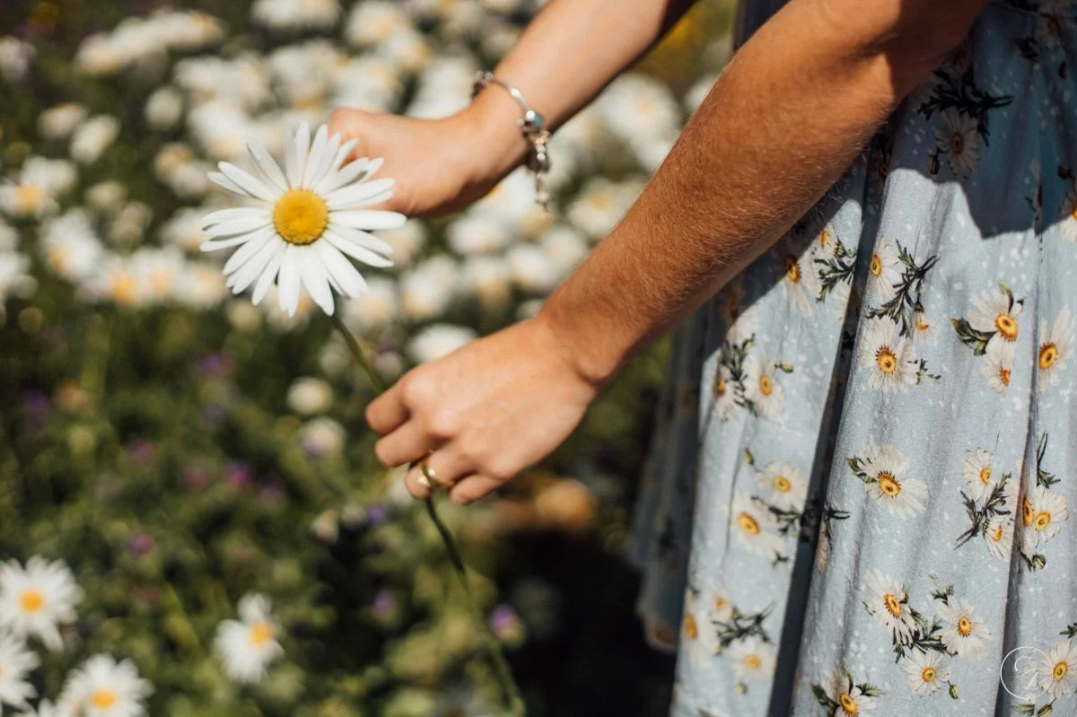 Foto profissional tirada no jardim da Pousada Cantos e Encantos.