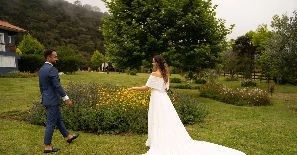 Mini Wedding realizado na Pousada Cantos e Encantos