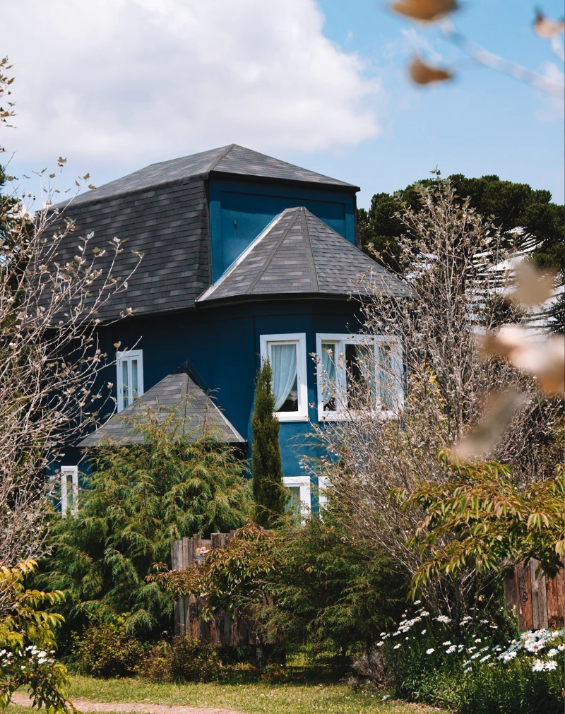 Sobrado Premium Amor Perfeito da Pousada Cantos e Encantos em Urubici, construção independente em meio à natureza da Serra Catarinense